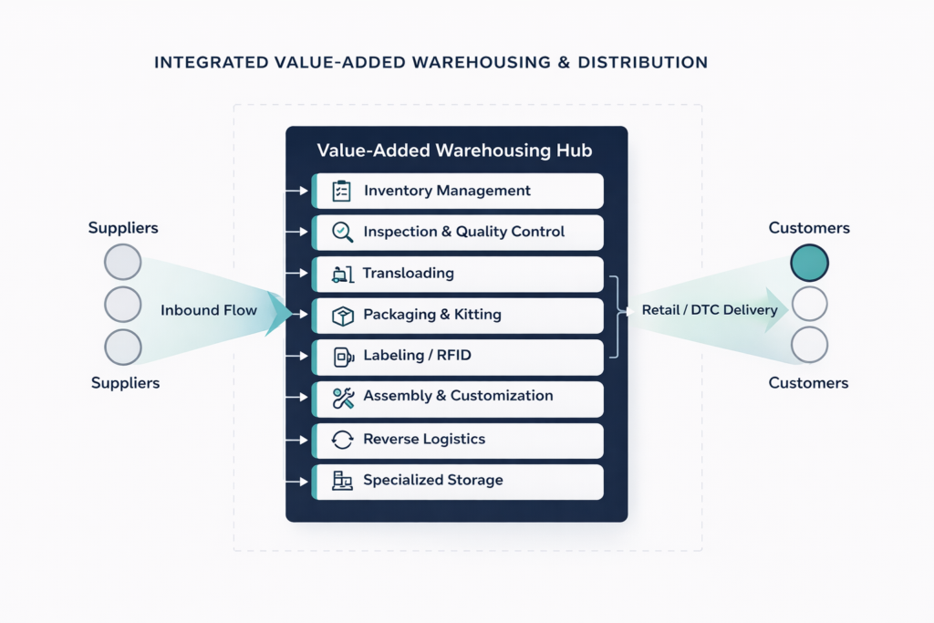 Integrated Warehousing & Distribution Flowchart